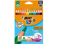 Een Kleurpotloden BicKids Evolution ecolutions triangle assorti etui à 12 stuk koop je bij Sysdicom BV