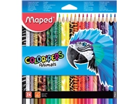 Een Kleurpotlood Maped Color&#39;Peps Animals set á 24 kleuren koop je bij Company Supplies