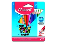 Een Kleurpotlood Maped Color&#39;Peps Mini Strong set á 12 kleuren koop je bij economaat.be