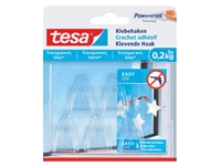 Een Klevende haak tesa® 0,2kg transparant 5 stuks koop je bij Sysdicom BV