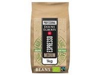 Een Koffie Douwe Egberts espresso bonen medium roast Organic en Fairtrade 1kg koop je bij Sysdicom BV