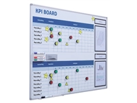 Een Kpi bord + starterkit visual management 90x120cm koop je bij economaat.be