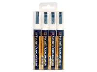 Een Krijtstift Securit SMA-510 schuin wit 2-6mm blister à 4 stuks koop je bij Company Supplies