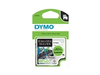 Een Labeltape Dymo LabelManager D1 nylon 12mm zwart op wit koop je bij Sysdicom BV