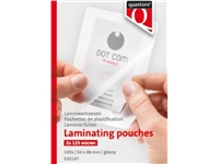 Een Lamineerhoes Quantore creditcard 54x86mm 2x125micron 100 stuks koop je bij Company Supplies