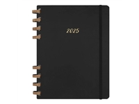 Een Life planner 2025 Moleskine 12M Spiral 7dagen/2pagina&#39;s extra large hc black koop je bij Sysdicom BV