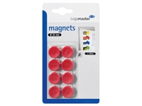 Een Magneet Legamaster 20mm 250gr rood 8 stuks koop je bij Sysdicom BV