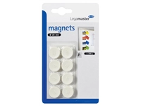 Een Magneet Legamaster 20mm 250gr wit 8 stuks koop je bij Sysdicom BV