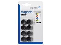 Een Magneet Legamaster 20mm 250gr zwart 8 stuks koop je bij Sysdicom BV