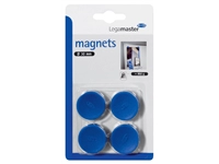 Een Magneet Legamaster 30mm 850gr blauw 4 stuks koop je bij Sysdicom BV