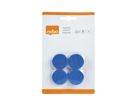 Een Magneet Nobo 30mm 700gr blauw 4 stuks koop je bij Sysdicom BV