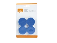 Een Magneet Nobo 38mm 800gr blauw 4 stuks koop je bij Company Supplies