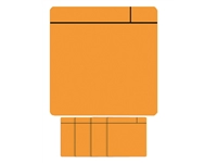 Een Magneet scrum 75x75mm oranje 5 stuks koop je bij Company Supplies