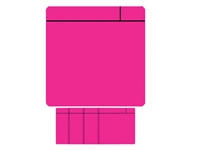 Een Magneet scrum 75x75mm roze 5 stuks koop je bij Company Supplies