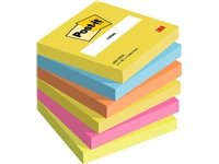 Een Memoblok 3M Post-it 654 76x76mm Energetic Colours 6 stuks koop je bij Sysdicom BV