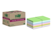 Een Memoblok Post-it 654 RSS12COL 76x76mm recycled colour notes pastel 12 stuks koop je bij Sysdicom BV