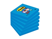 Een Memoblok Post-it 654 Super Sticky 76x76mm blauw 90 vel koop je bij Sysdicom BV