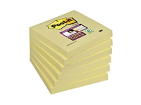 Een Memoblok Post-it 654 Super Sticky 76x76mm geel koop je bij Sysdicom BV