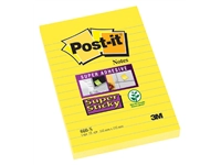 Een Memoblok Post-it 660 Super Sticky 102x152 geel met lijn 75 vel koop je bij Sysdicom BV