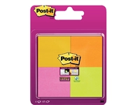 Een Memoblok Post-it 6910 Super Sticky 51x51mm assorti 4 stuks koop je bij economaat.be