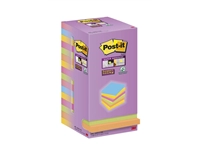 Een Memoblok Post-it Super Sticky 654 76x76mm color 16 stuks koop je bij Sysdicom BV