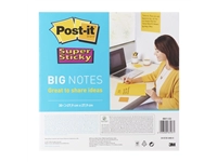 Een Memoblok Post-it Super Sticky Big Notes BN11-EU geel 279x279mm 30 vel koop je bij Company Supplies