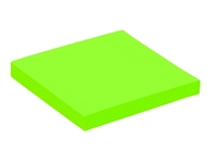 Een Memoblok Quantore 76x76mm neon groen 100 vel koop je bij Sysdicom BV