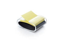 Een Memoblokdispenser Pro tbv Post-it Z-Notes 76x76mm incl notes transparant zwart koop je bij Sysdicom BV