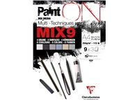 Een Mix Media Papier Clairefontaine A4 Paint On 27 vel 250gram assorti koop je bij Company Supplies