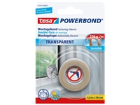 Een Montagetape tesa® Powerbond dubbelzijdig 1,5mx19mm transparant koop je bij economaat.be