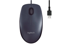 Een Muis Logitech USB B100 zwart koop je bij economaat.be