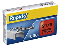 Een Nieten Rapid 21/6 gegalvaniseerd super strong 1000 stuks koop je bij Sysdicom BV