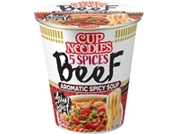 Een Noodles Nissin 5 spices beef cup koop je bij Sysdicom BV