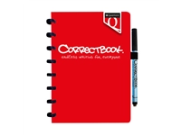 Een Notitieboek Correctbook Quantore A5 lijn 40blz rood koop je bij Sysdicom BV