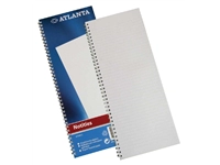 Een Notitieboek Djois Atlanta enkelvoudig 330x135mm 100 bladzijdes blauw koop je bij Sysdicom BV