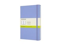 Een Notitieboek Moleskine large 130x210mm blanco hard cover hydrangea blue koop je bij Sysdicom BV