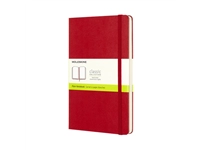 Een Notitieboek Moleskine large 130x210mm blanco hard cover rood koop je bij Sysdicom BV