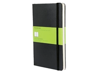 Een Notitieboek Moleskine large 130x210mm blanco hard cover zwart koop je bij Sysdicom BV