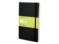 Een Notitieboek Moleskine large 130x210mm blanco soft cover zwart koop je bij Sysdicom BV