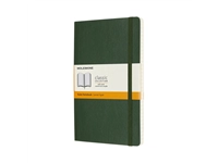 Een Notitieboek Moleskine large 130x210mm lijn soft cover myrtle green koop je bij Sysdicom BV