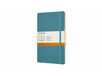 Een Notitieboek Moleskine large 130x210mm lijn soft cover reef blue koop je bij Sysdicom BV