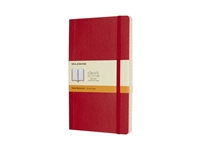 Een Notitieboek Moleskine large 130x210mm lijn soft cover scarlet red koop je bij Sysdicom BV