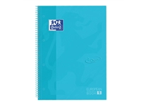 Een Notitieboek Oxford Touch Europeanbook A4+ 4-gaats lijn 80vel pastel blauw koop je bij Company Supplies