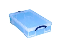 Een Opbergbox Really Useful 33 liter 710x440x165mm transparant wit koop je bij Sysdicom BV