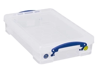 Een Opbergbox Really Useful 4 liter 395x255x85mm koop je bij Sysdicom BV