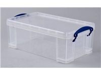 Een Opbergbox Really Useful 5 liter 340x200x125mm transparant wit koop je bij Sysdicom BV