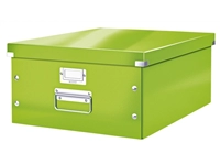 Een Opbergdoos Leitz Click &amp; Store WOW groot 369x200x482mm groen koop je bij Sysdicom BV