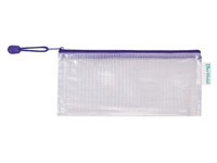 Een Opbergtas Zipper met rits 250x115mm PVC blauw koop je bij Sysdicom BV