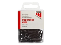 Een Paperclip Quantore 28mm 100 stuks zwart koop je bij Sysdicom BV