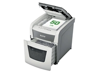 Een Papiervernietiger Leitz IQ Auto+ Small Office 50X P4 snippers 4x28mm koop je bij Sysdicom BV